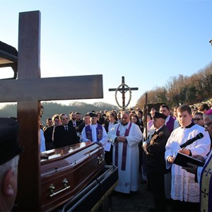 Biskup Gorski predvodio sprovodne obrede za preminulog preč. Antuna Sentea, st.